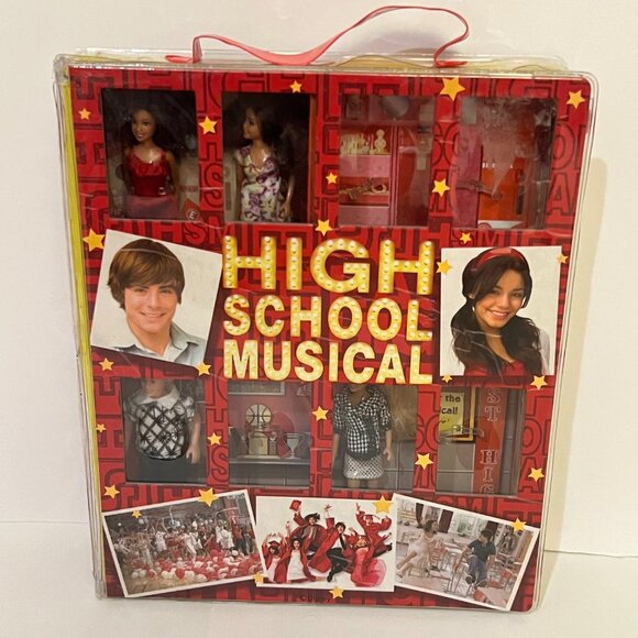 High School Musical East High Yearbook Playset Case with 4 Mini Dolls - Picture 2 of 16